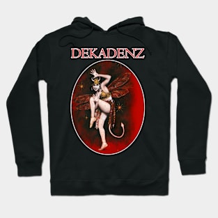 Dekadenz Vintage Dancing Devil Girl Design Hoodie